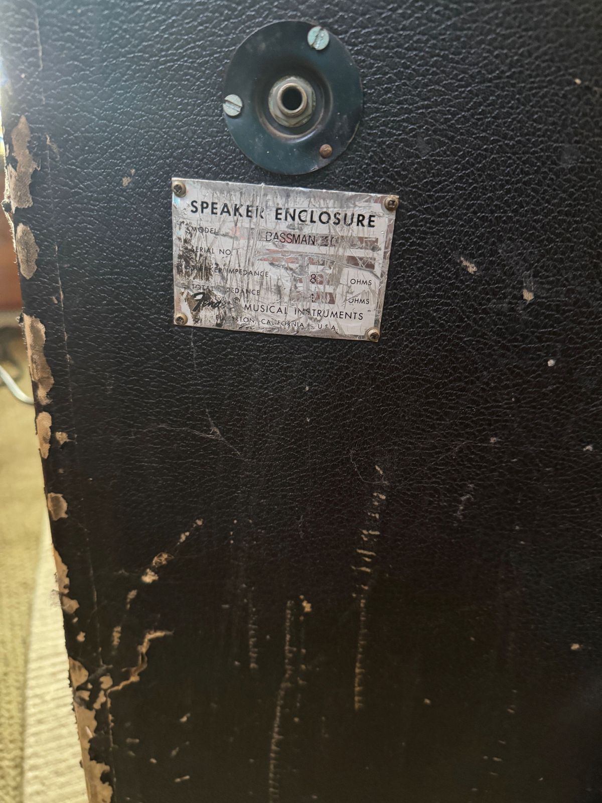 Fender Bassman "Drip Edge" 2-Channel 50-Watt 2x15" Piggyback Guitar Amp 1968 - 1969 - Silverface